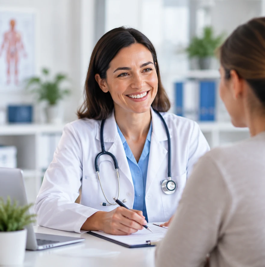 Conseillère santé en rendez-vous